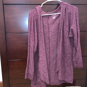 American eagle hooded cardigan